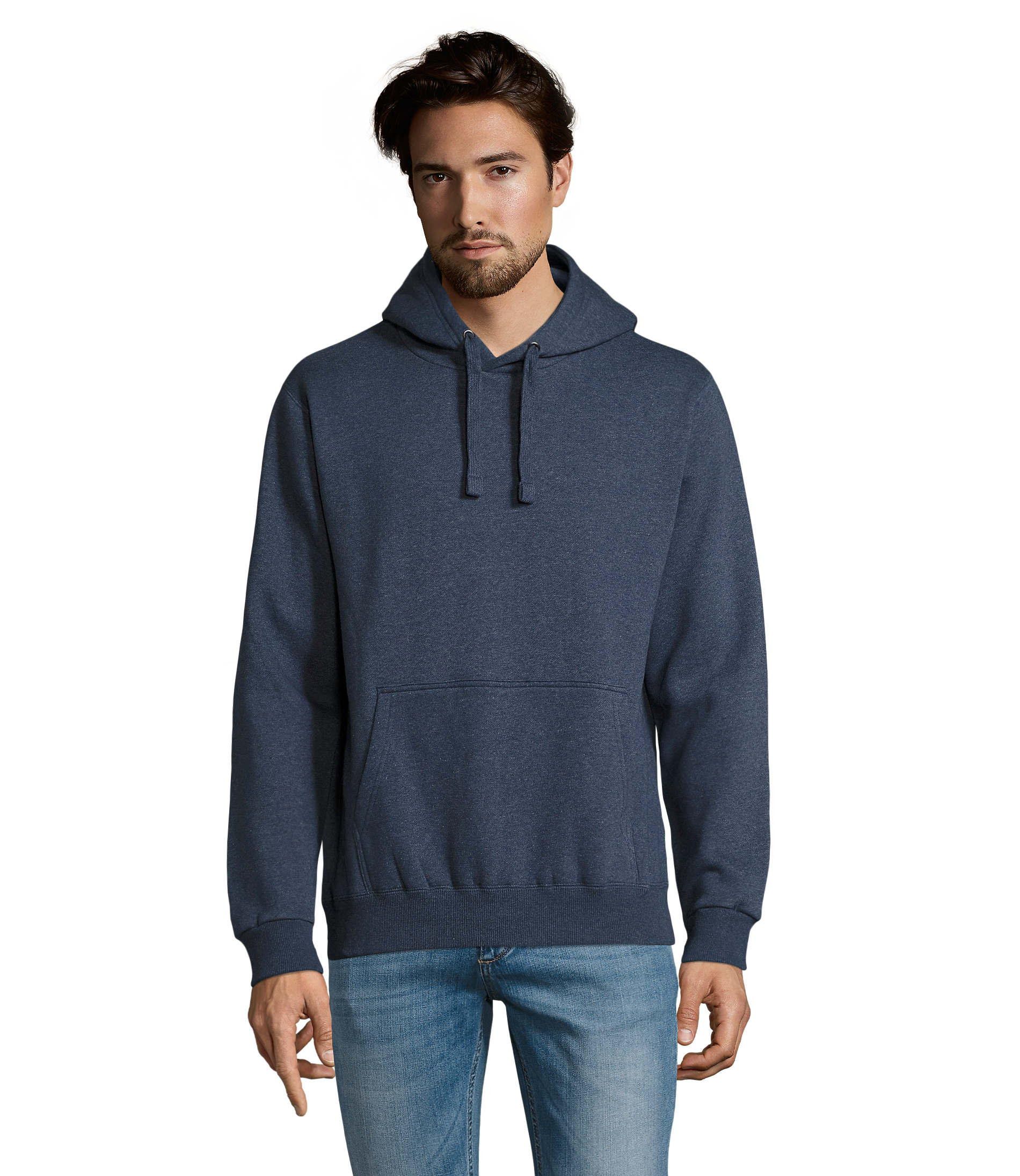 Sweat homme promotionnel 280g - Spencer denim chiné